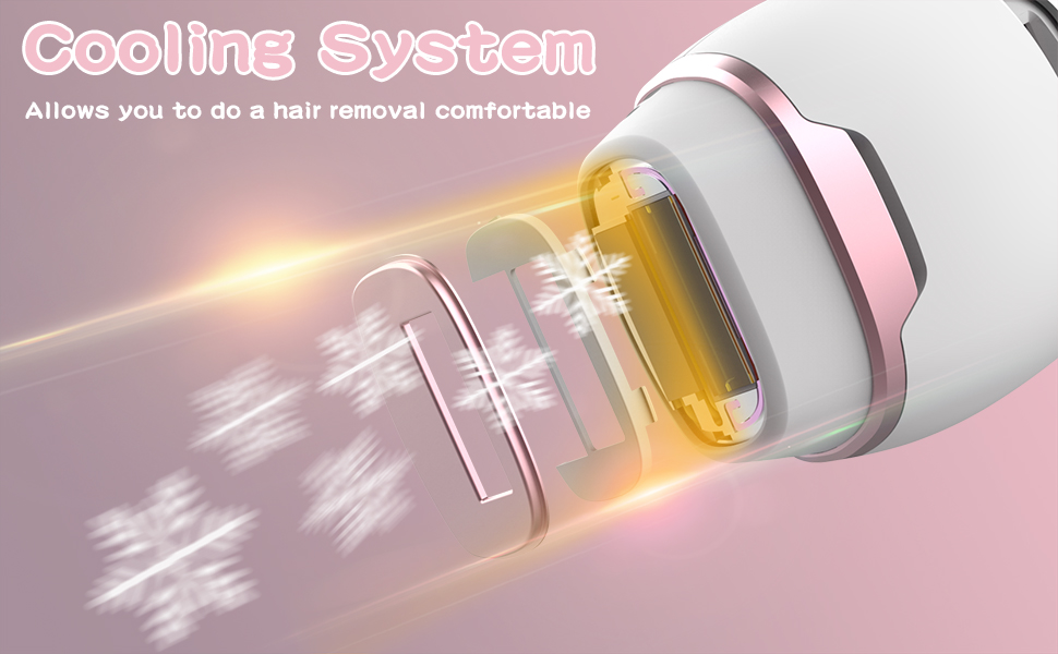 laser hair removal with cooling