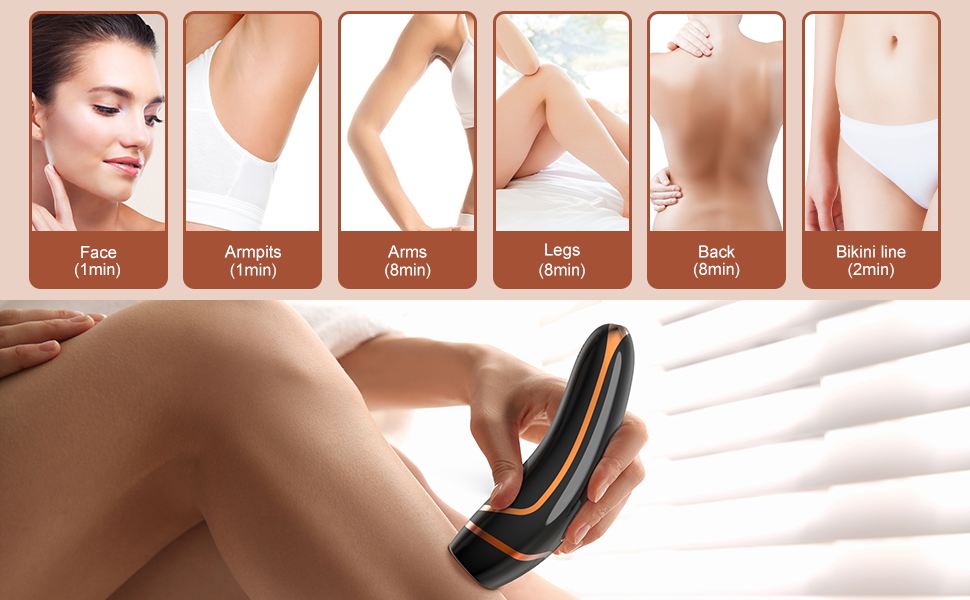 At home use ipl hair remover device